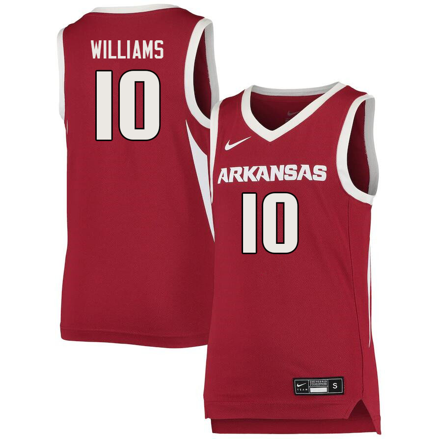 Men #10 Jaylin Williams Arkansas Razorbacks College Basketball Jerseys Sale-Cardinal - Click Image to Close